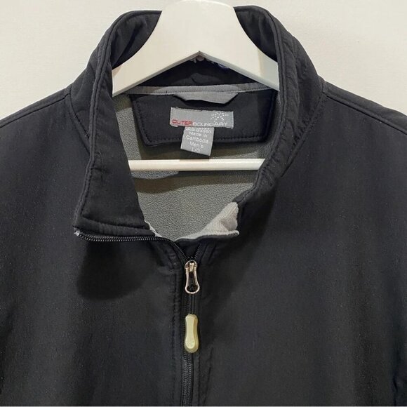 Men’s L Pepsi Performance Softshell Fleece Lined Black Jacket - Picture 13 of 16